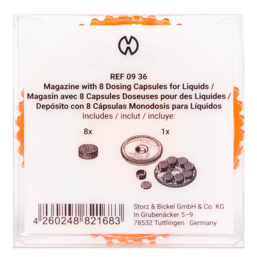 Magazine With 8 Dosing Capsules For Liquids (Storz & Bickel)