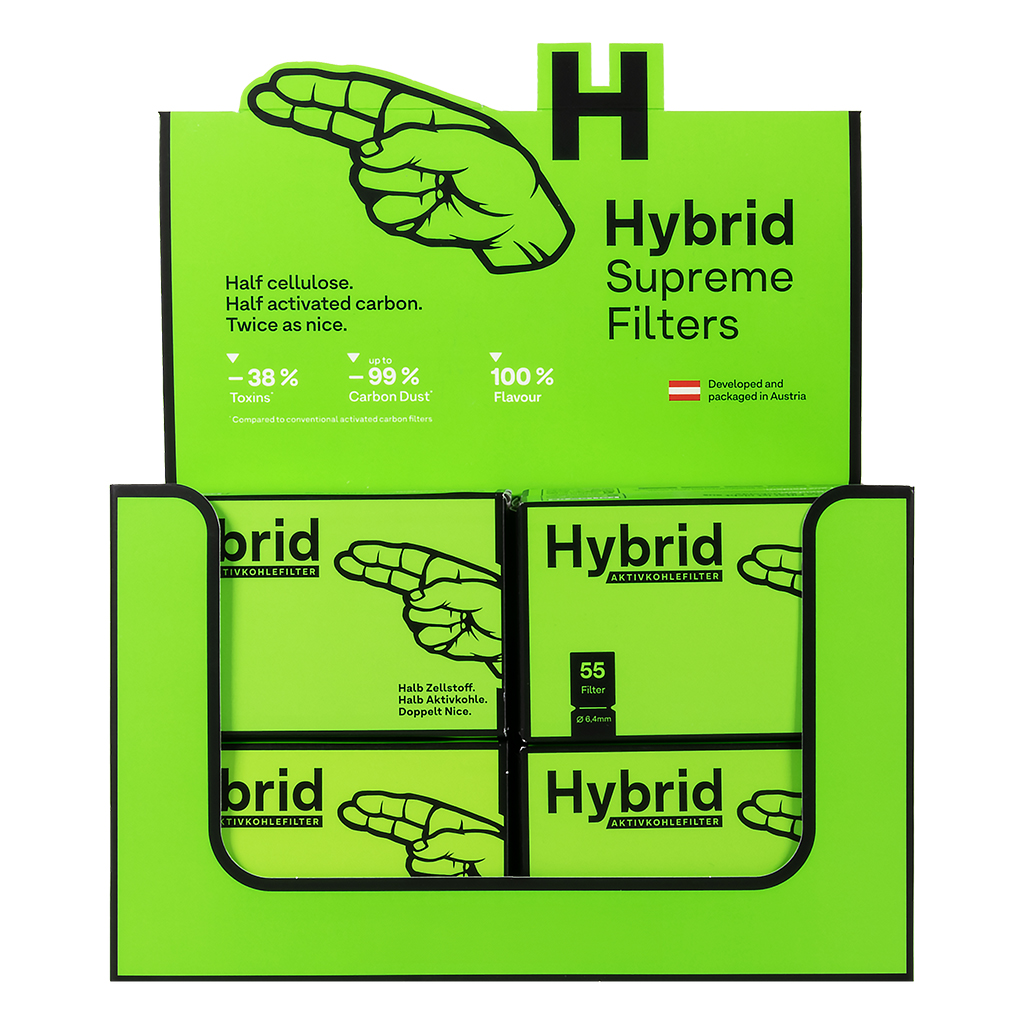 Hybrid Filters Cellulose/Charcoal 55pcs (Hybrid)