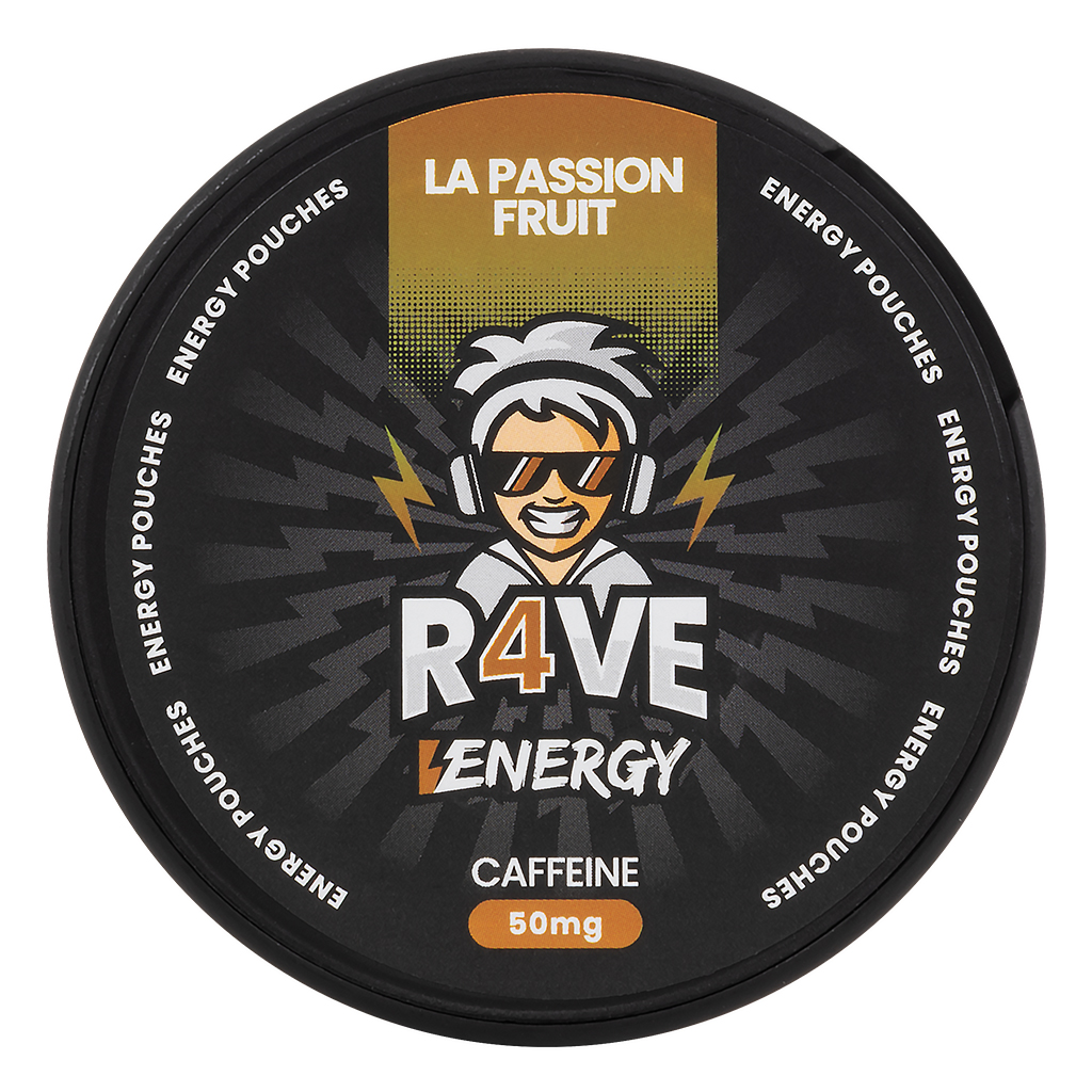 Energy Pouches 20 x 50mg La Passion Fruit (R4VE Energy)