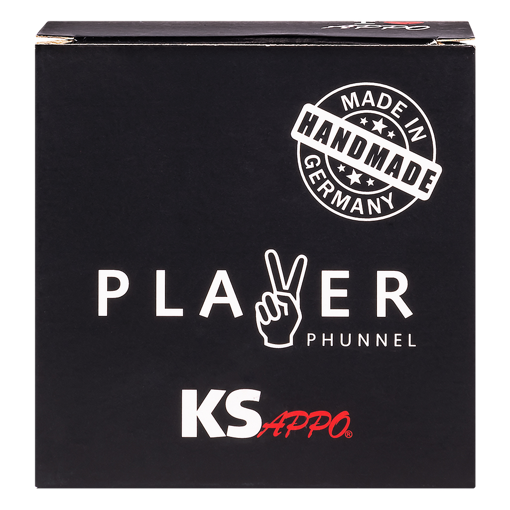 Shisha Clay Bowl Phunnel Player Noir Matt Black (KS Appo)
