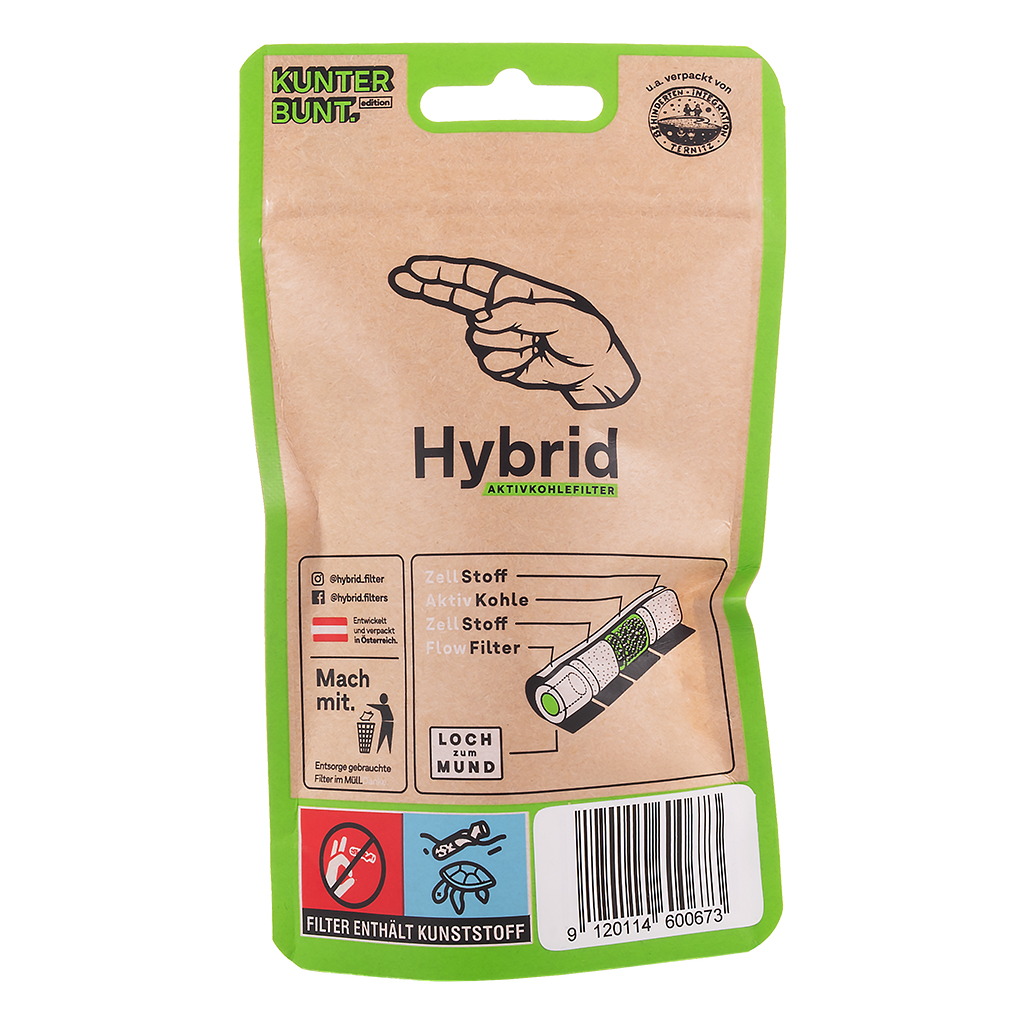 Hybrid Cellulose/Charcoal Filters Pink 55pcs (Hybrid)