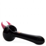 Pink Horn Pipe (Red Eye Glass)