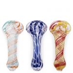Glass Pipes Assorted Designs 7cm (A)