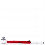 Glass Pipe/Vaporizer In Box Red 27cm (Black Leaf)