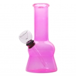Glass Bong Mini Pink With Plug Chillum 13cm