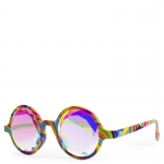 Kaleidoscope Glasses Round Prism Rainbow
