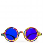 Kaleidoscope Glasses Round Prism Rainbow