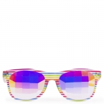 Kaleidoscope Glasses Square Rainbow