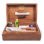 Wood Joint Box Stone With Secret Lock (Kavatza)