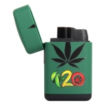 Lighter Jet Flame Cannabis (Wildfire) Green