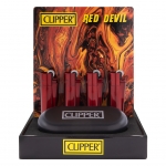 Lighter Metal Micro Red Devil incl. Giftbox (Clipper)