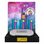 Lighter Jet Flame Metal Icy (Clipper)