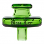 Glass Carb Cap Green (Black Leaf)