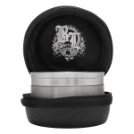 Stainless Steel Steely Dan Grinder 4-Part 38mm (Black Leaf)