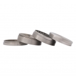 Stainless Steel Steely Dan Grinder 4-Part 38mm (Black Leaf)