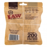 RAW Regular Cotton Filters 200 pcs (RAW)