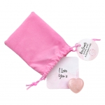 Crystal Heart Rose Quartz