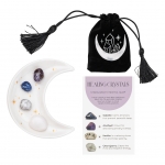 Stress Healing Crystal Set With Moon Dish (The Mindful Frog)