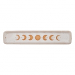 Incense Burner Ceramic Moon Phase