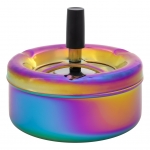 Rotating Outdoor Ashtray 110mm Oil Colours (Bookwill)