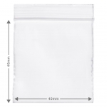 Ziplock Bag 40x40mm 50µ