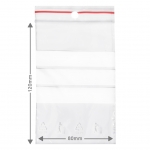 Ziplock Bag 80x120mm 50µ