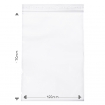 Ziplock Bag 120x168mm 50µ