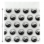 Ziplock Bag Yin Yang 50x50mm 50µ