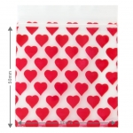 Ziplock Bag Heart 50x50mm 50µ