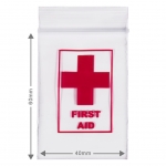 Ziplock Bag First Aid 40x60mm 50µ