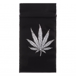 Ziplock Bag Black Silver Leaf 40x60mm 50µ