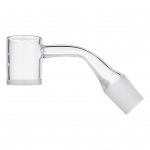 Flat Top Quartz Glass Banger SG19 (Black Leaf)
