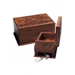 Wooden Box Carved L