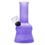 Glass Bong Mini Purple With Plug Chillum 13cm