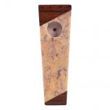 Soapstone and Sheeshamwood Pipe 9cm