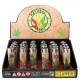 Lighter Natural Sleeve Cannabis (Clipper) Display (24 pcs)