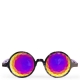 Kaleidoscope Glasses Round Triangle Black Grey