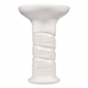 Shisha Clay Bowl Phunnel Soft Touch White (Hookain)