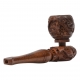 Rosewood Pipe Carved 11cm