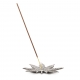 Metal Incense Holder Hemp Leaf