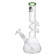 ZickZack Bong With Diffuser Chillum SG 19/14 29,5cm Green (Breit)