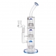 Bong Adapter 90° Angle Male to Female (Black Leaf)