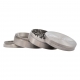 Stainless Steel Steely Dan Grinder 4-Part (Black Leaf)