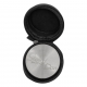 Stainless Steel Steely Dan Grinder 4-Part (Black Leaf)