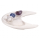 Stress Healing Crystal Set With Moon Dish (The Mindful Frog)