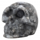 Crystal Skull Black Labradorite (Gothic)