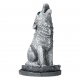 Backflow Incense Burner Howling Wolf