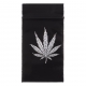 Ziplock Bag Black Silver Leaf 40x60mm 50µ
