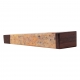 Soapstone and Sheeshamwood Pipe 9cm