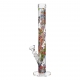 Glass Bong Mushroom Tree 45,5cm (Black Leaf) Clear